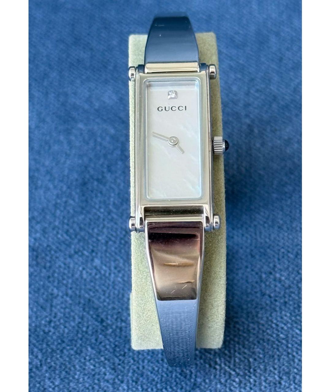 GUCCI Серебряные стальные часы, фото 8