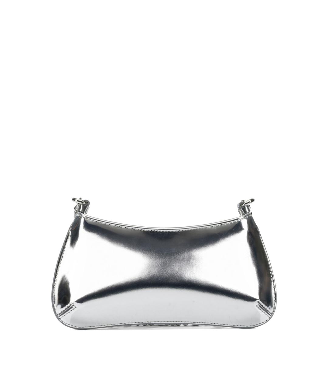 JACQUEMUS Серебряная хлопковая сумка через плечо, фото 3