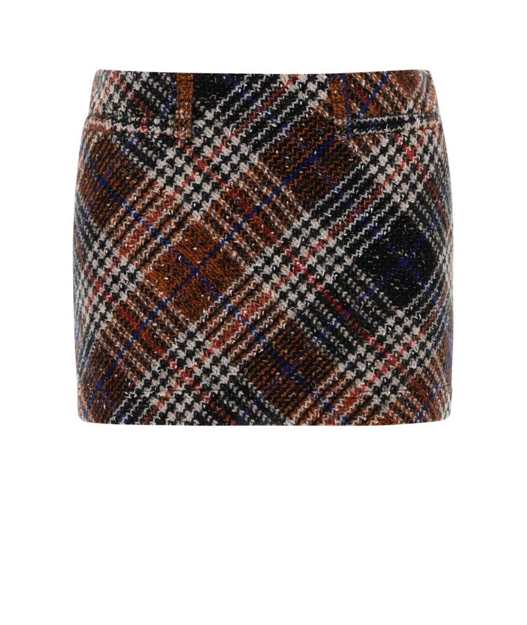 MISSONI Мульти шерстяная юбка мини, фото 1