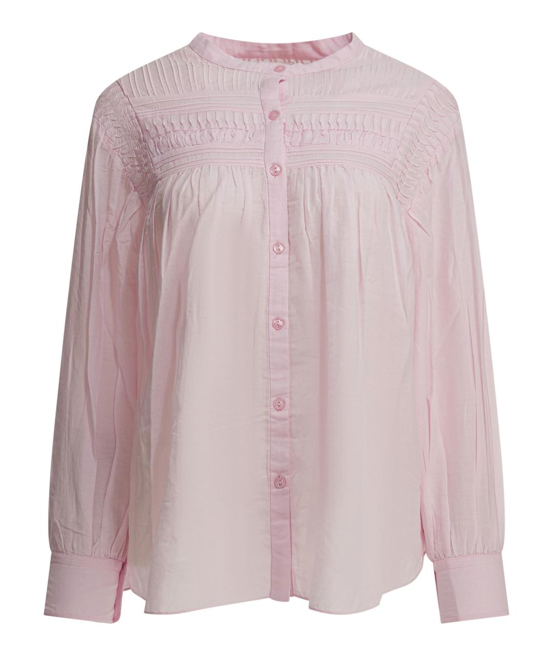 ISABEL MARANT ETOILE Розовая хлопковая рубашка, фото 1