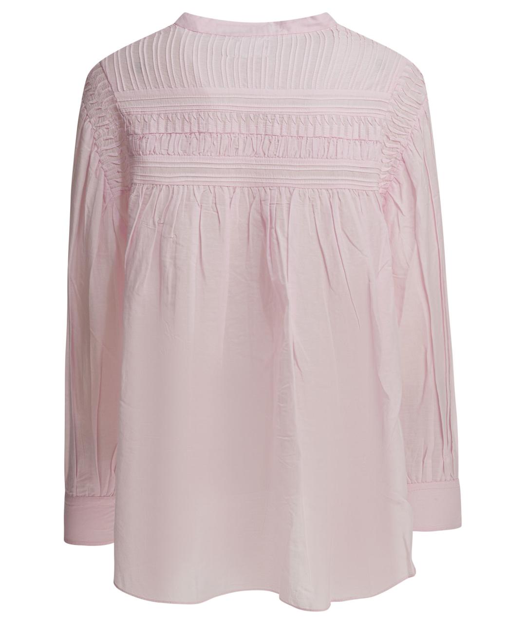 ISABEL MARANT ETOILE Розовая хлопковая рубашка, фото 2