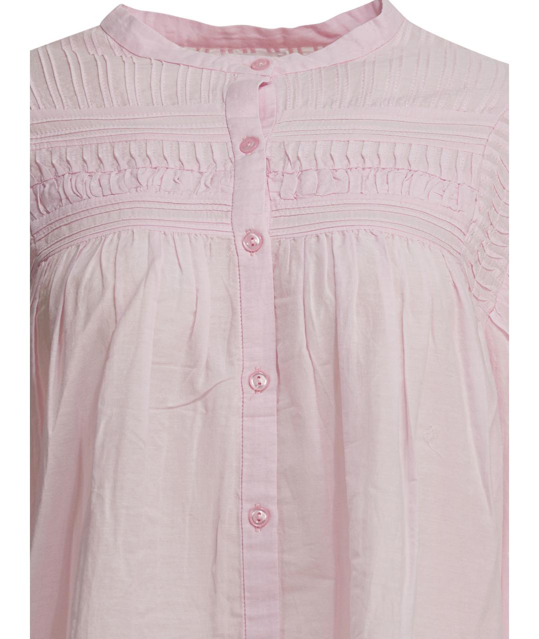 ISABEL MARANT ETOILE Розовая хлопковая рубашка, фото 3