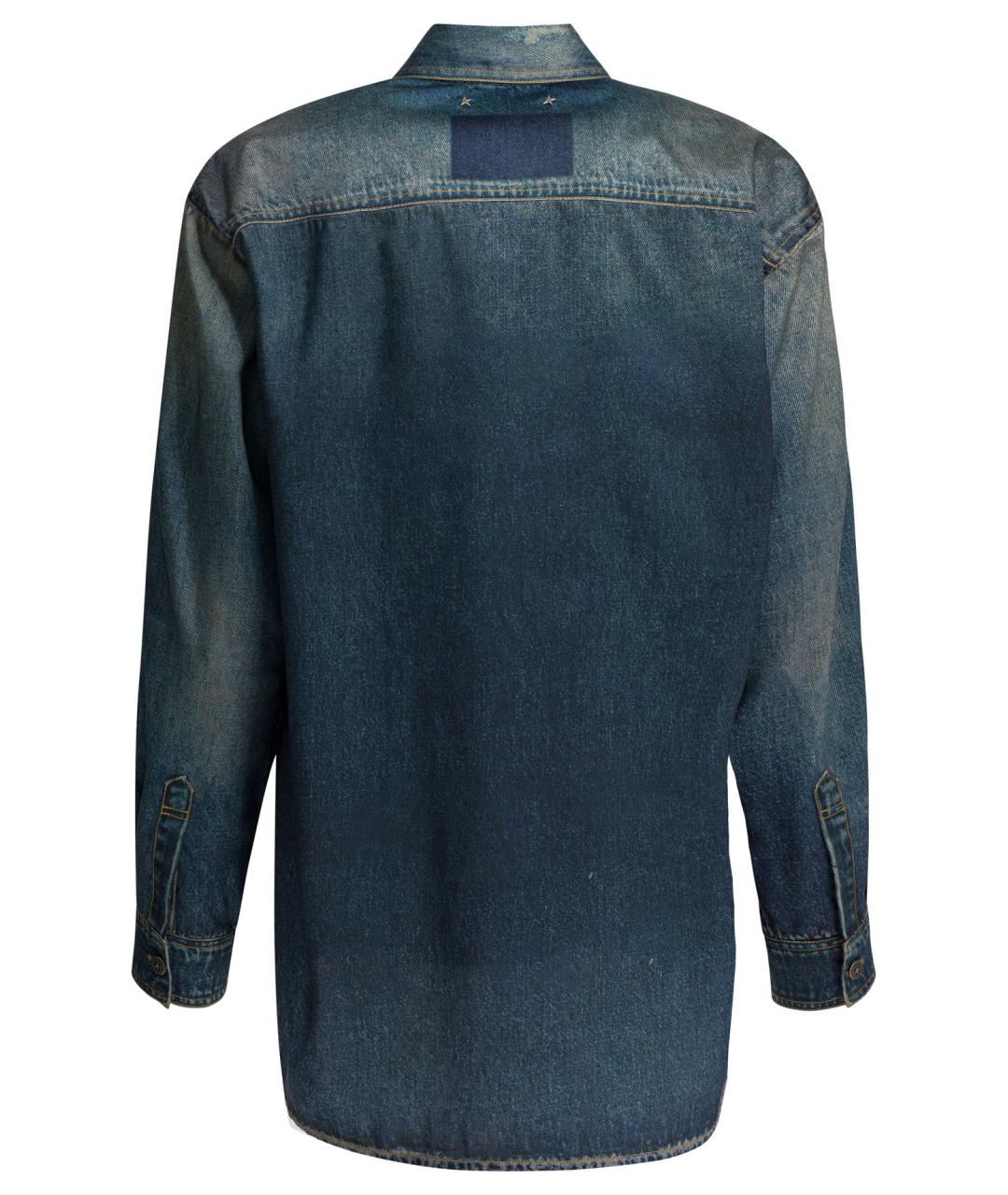 GOLDEN GOOSE DELUXE BRAND Синяя полиэстеровая куртка, фото 2