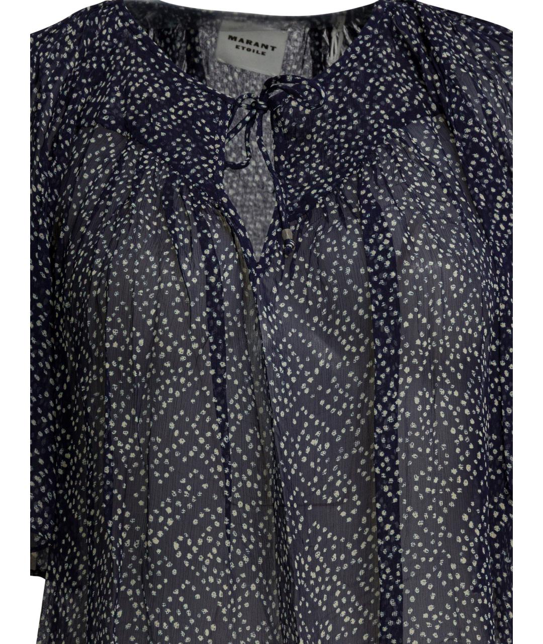 ISABEL MARANT ETOILE Синяя вискозная блузы, фото 3