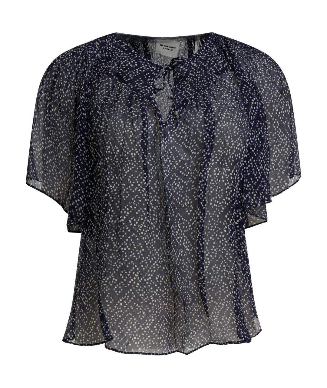 ISABEL MARANT ETOILE Синяя вискозная блузы, фото 1