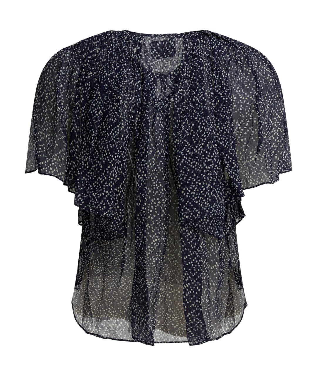 ISABEL MARANT ETOILE Синяя вискозная блузы, фото 2