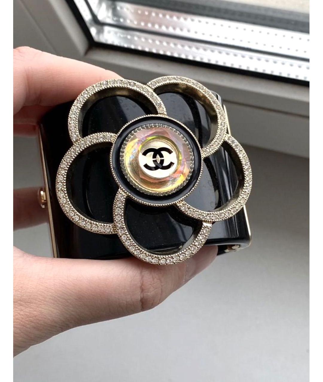 CHANEL Черный металлический комплект, фото 5