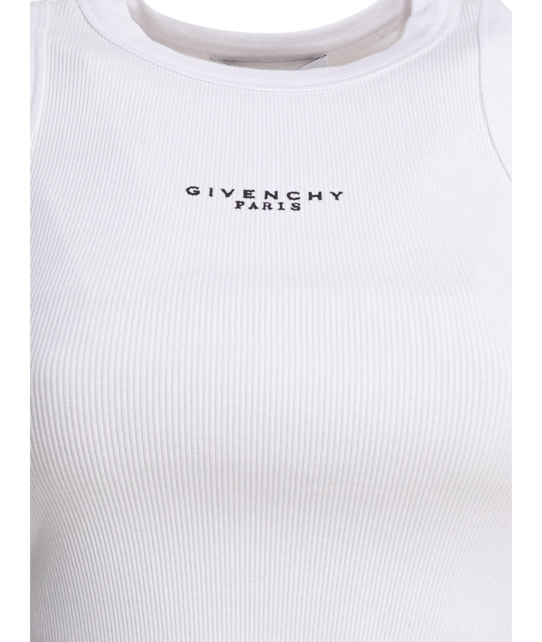 GIVENCHY Белая хлопковая майка, фото 2