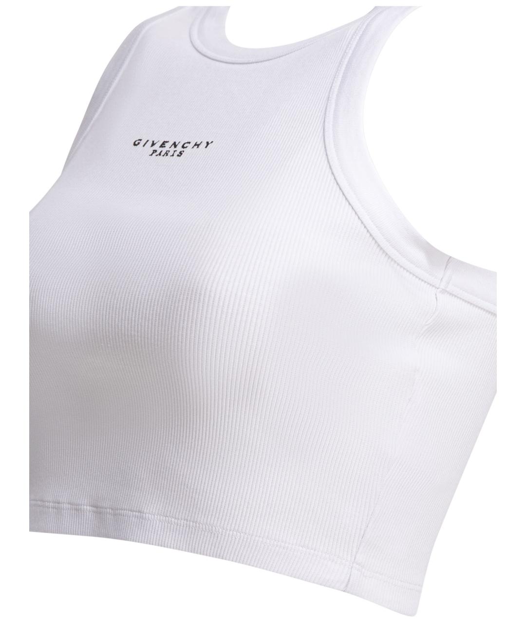 GIVENCHY Белая хлопковая майка, фото 3