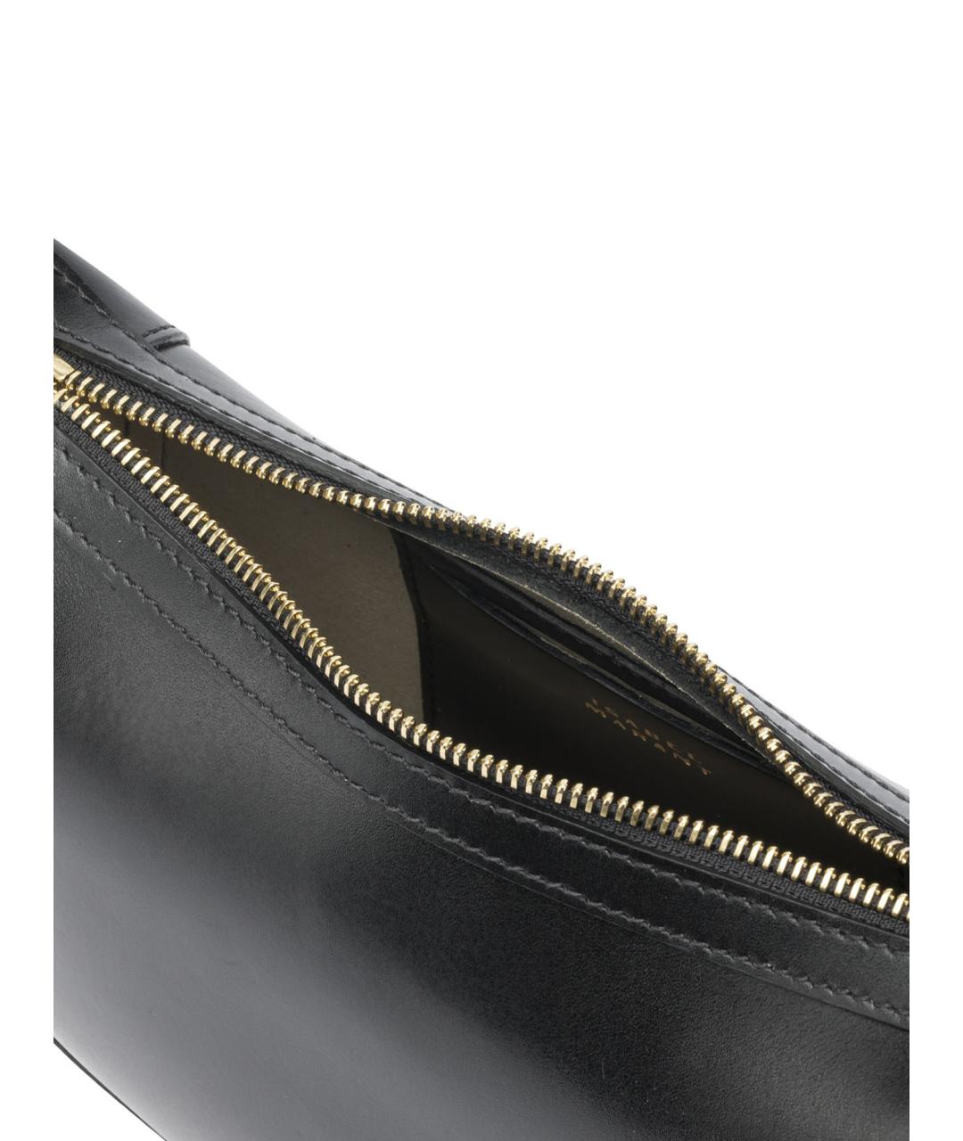 ISABEL MARANT Черная кожаная сумка через плечо, фото 5