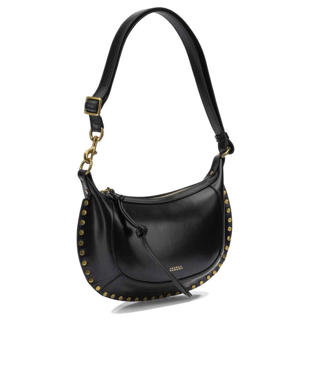 ISABEL MARANT Черная кожаная сумка через плечо, фото 2