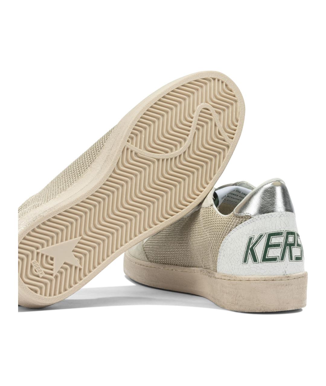 GOLDEN GOOSE DELUXE BRAND Белые синтетические низкие кроссовки / кеды, фото 5