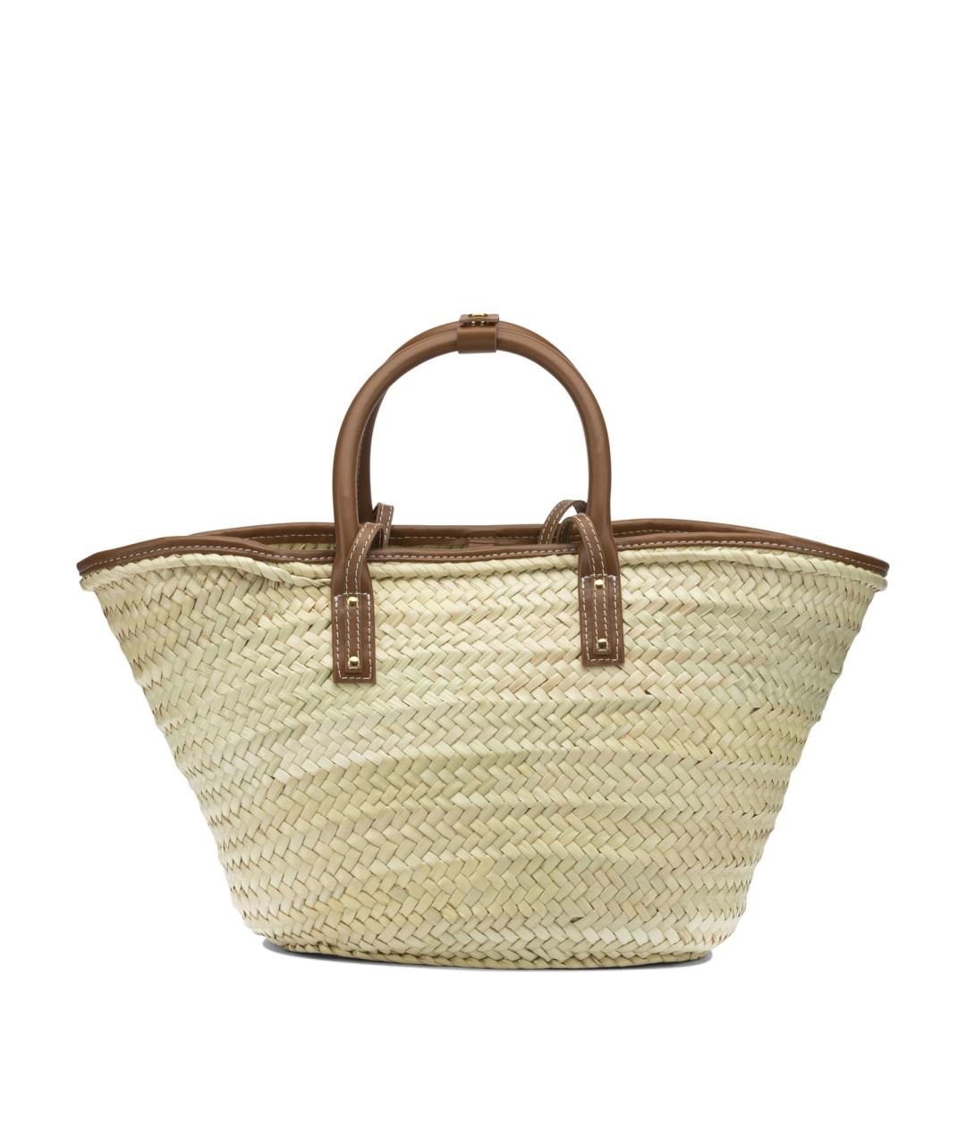 JACQUEMUS Бежевая сумка с короткими ручками, фото 3