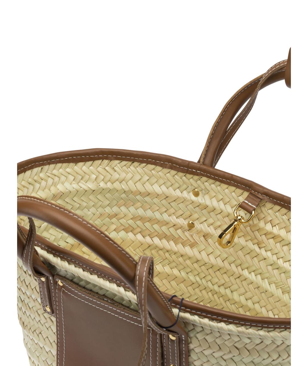 JACQUEMUS Бежевая сумка с короткими ручками, фото 5