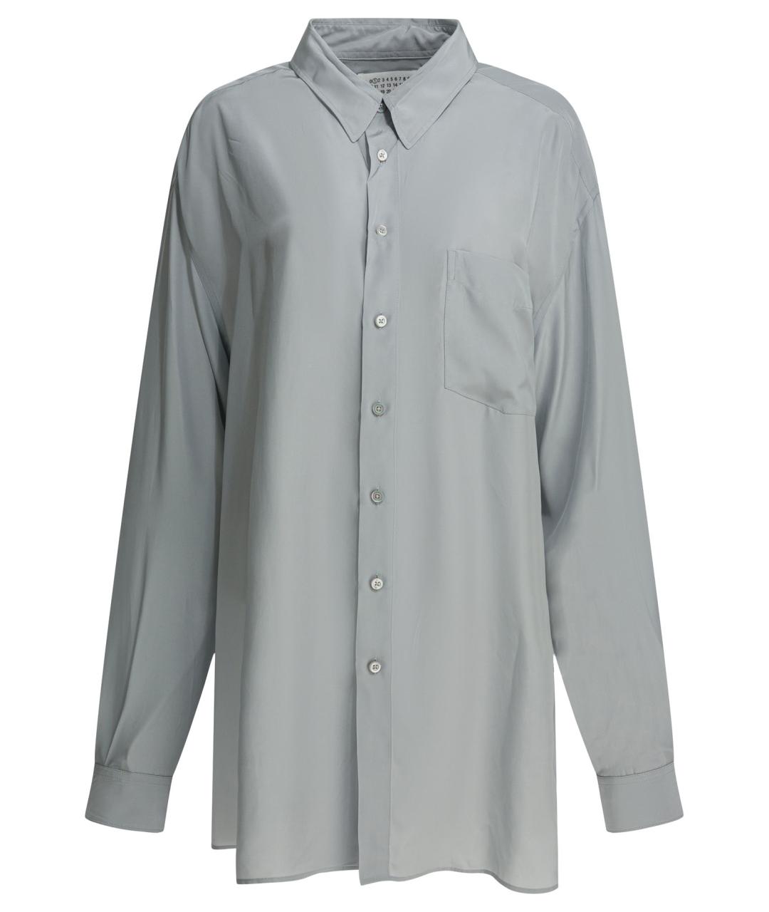 MAISON MARGIELA Серая вискозная рубашка, фото 1