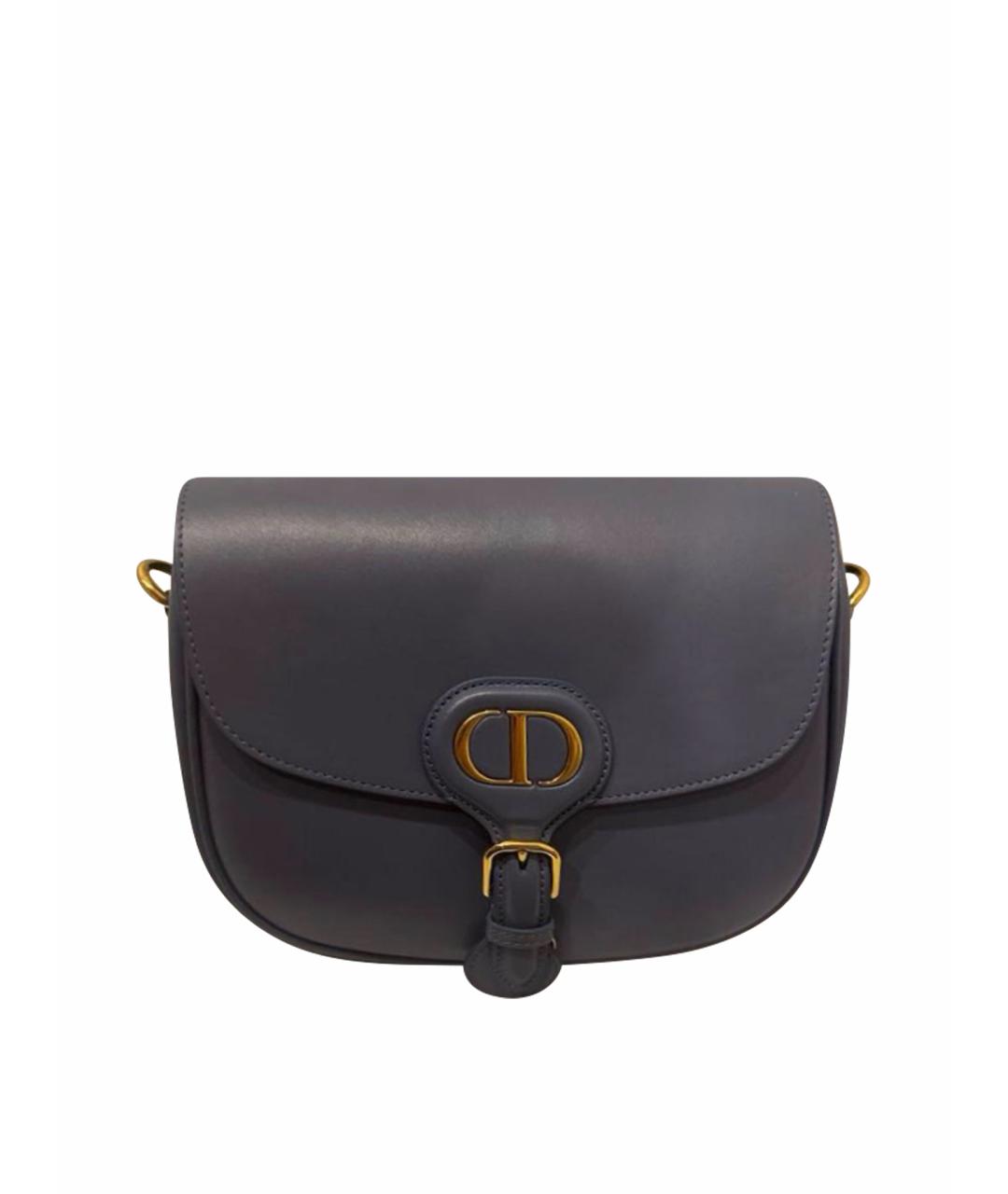 CHRISTIAN DIOR Синяя кожаная сумка через плечо, фото 1