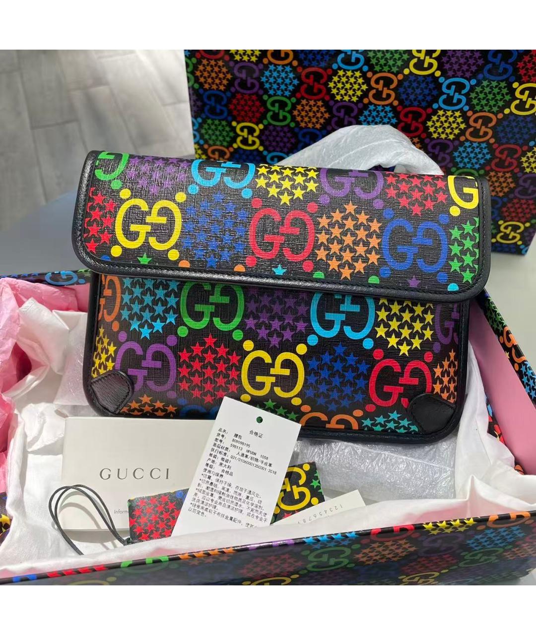 GUCCI Синтетическая поясная сумка, фото 2