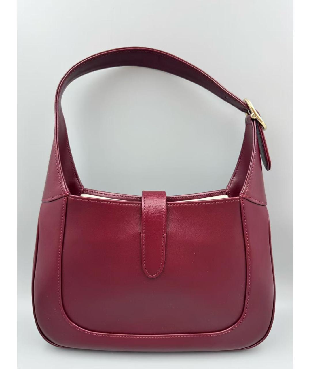 GUCCI Бордовая сумка с короткими ручками, фото 3