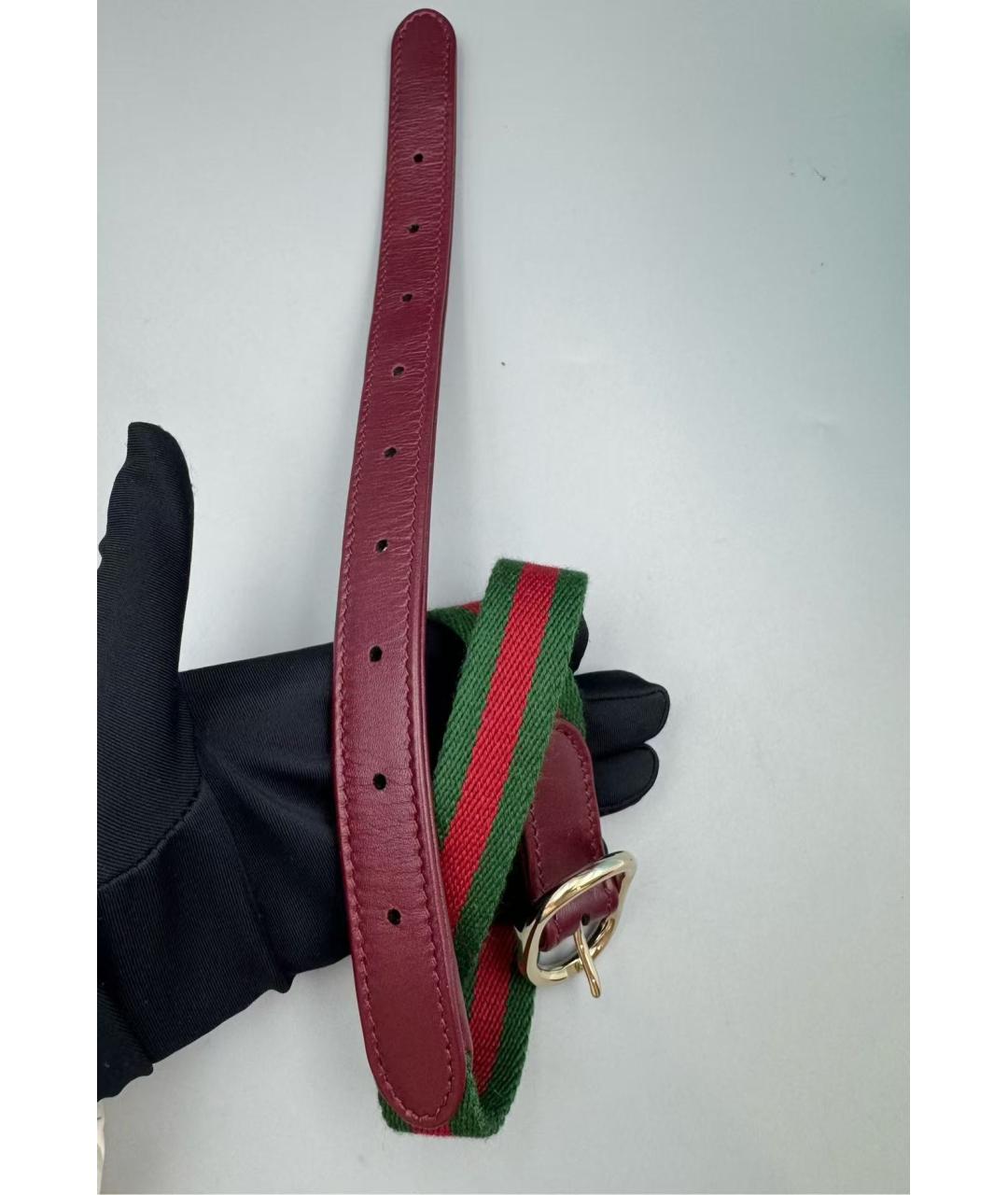 GUCCI Бордовая сумка с короткими ручками, фото 8