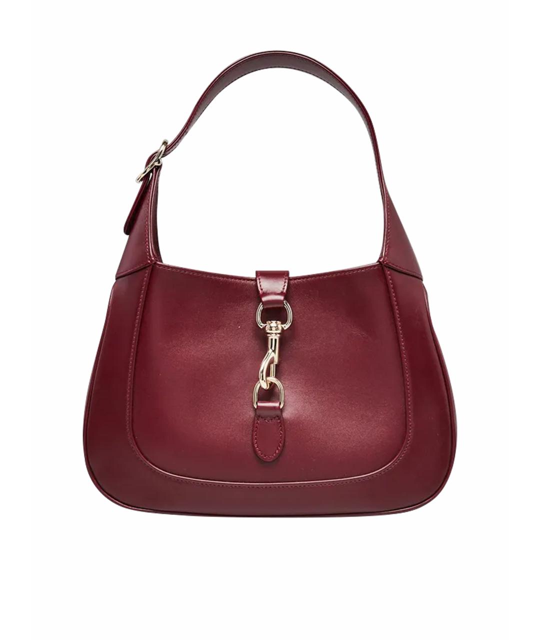 GUCCI Бордовая сумка с короткими ручками, фото 1