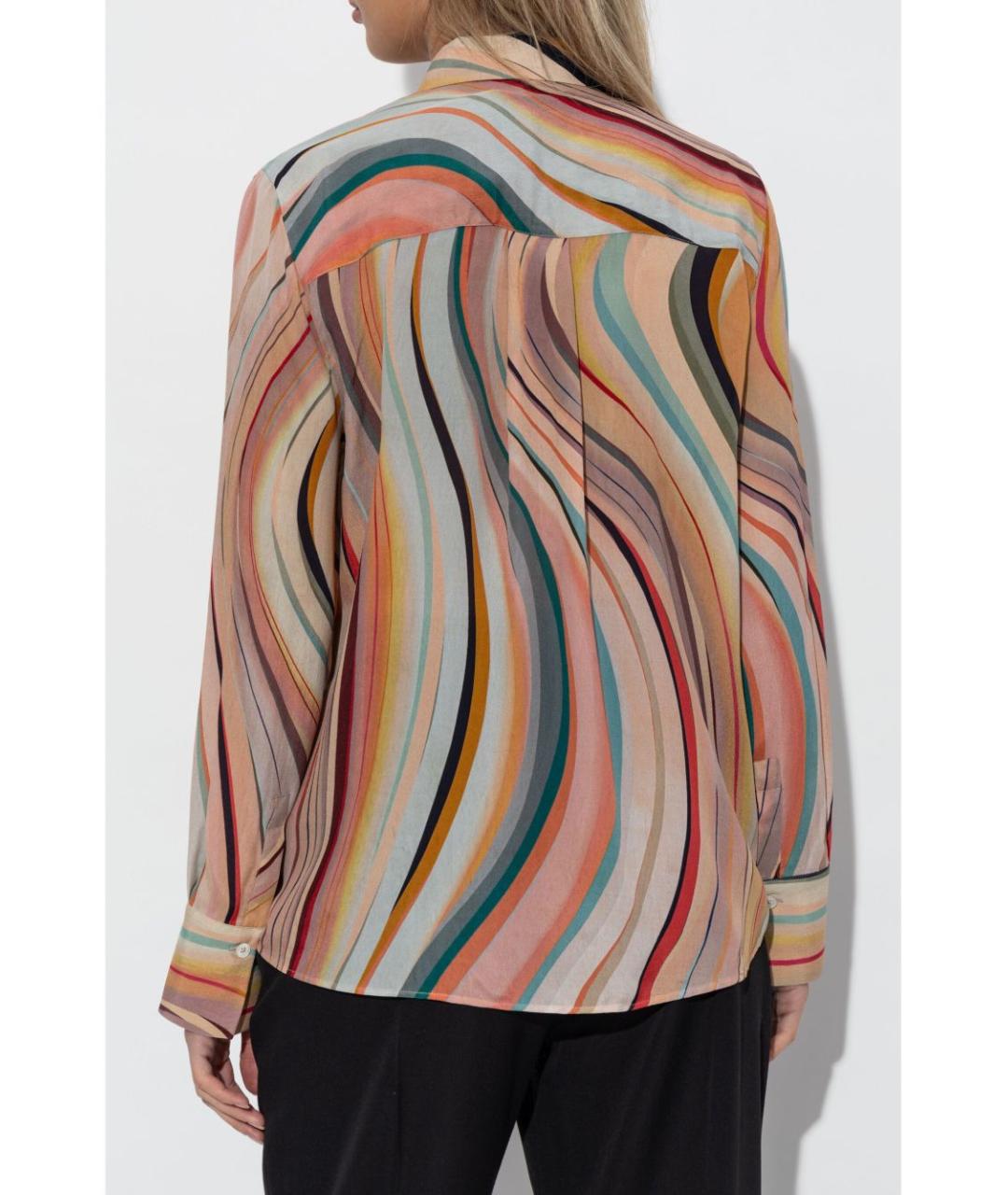 PS BY PAUL SMITH Мульти шелковая рубашка, фото 5