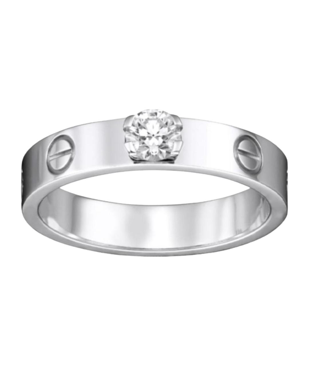 CARTIER Серебряное кольцо из белого золота, фото 1