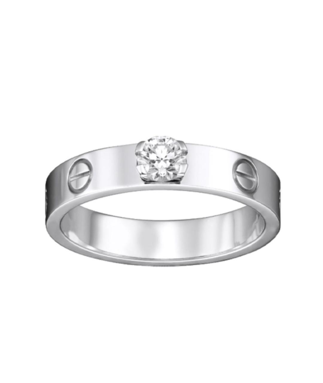 CARTIER Серебряное кольцо из белого золота, фото 5