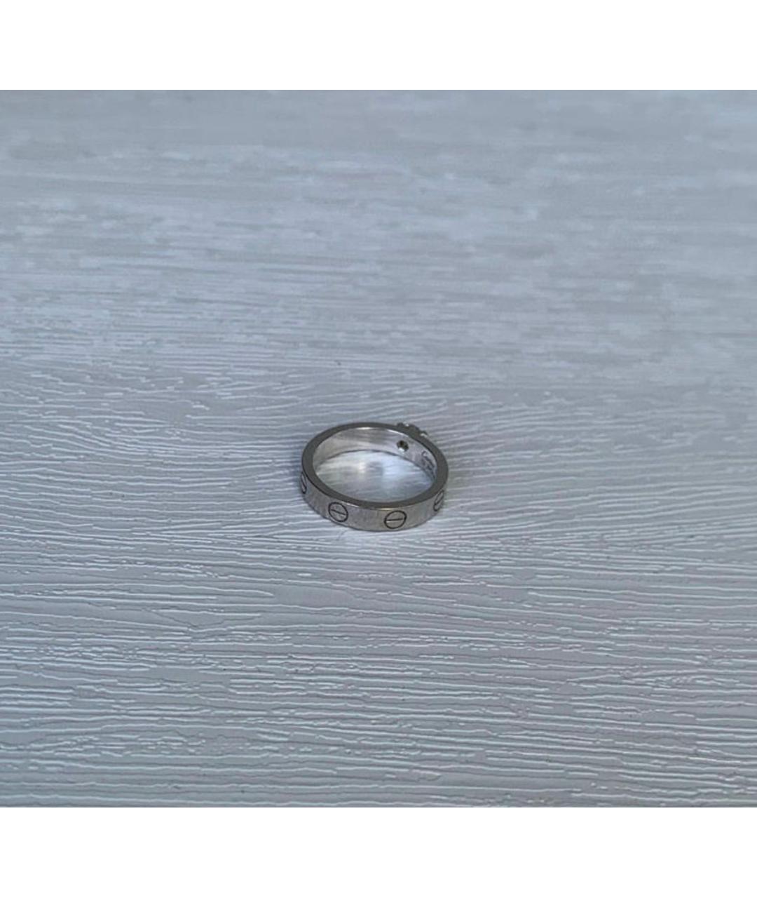 CARTIER Серебряное кольцо из белого золота, фото 4