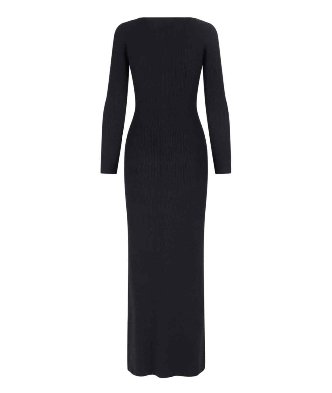 NILI LOTAN Черное шерстяное платье, фото 2