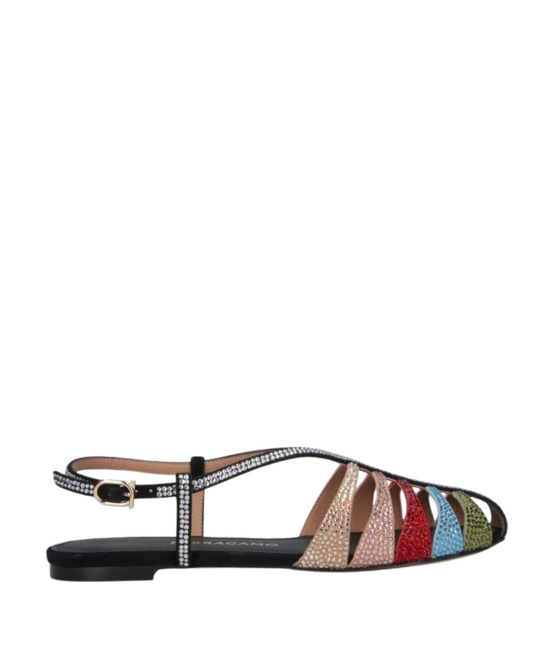 FERRAGAMO Мульти кожаные сандалии, фото 1
