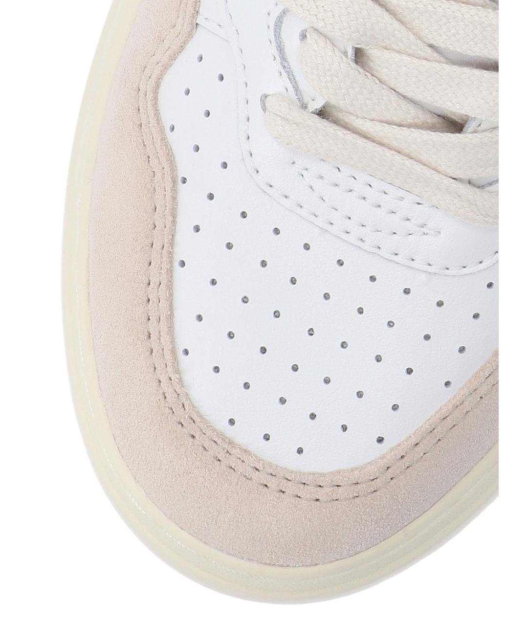 AUTRY Белые кожаные кроссовки, фото 5