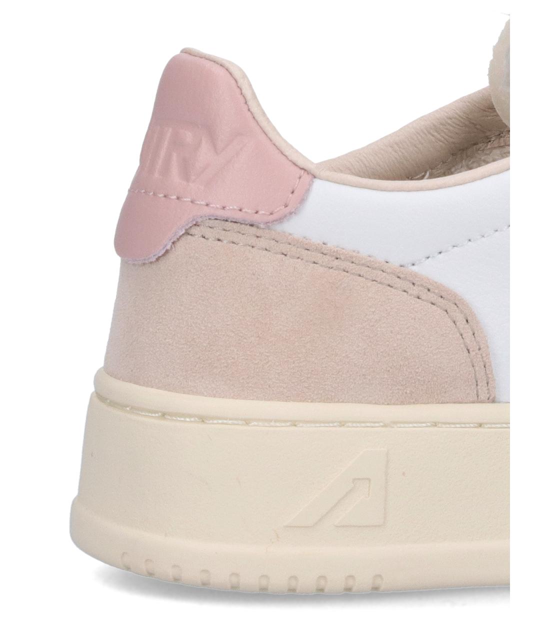 AUTRY Белые кожаные кроссовки, фото 4