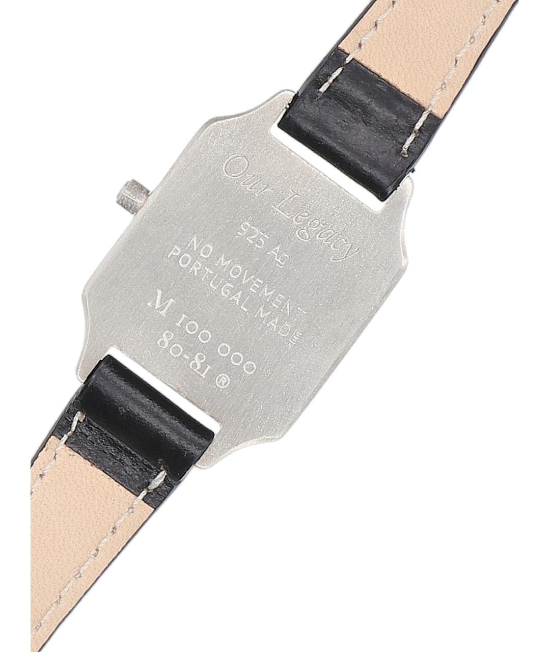 OUR LEGACY Черный серебряный браслет, фото 3