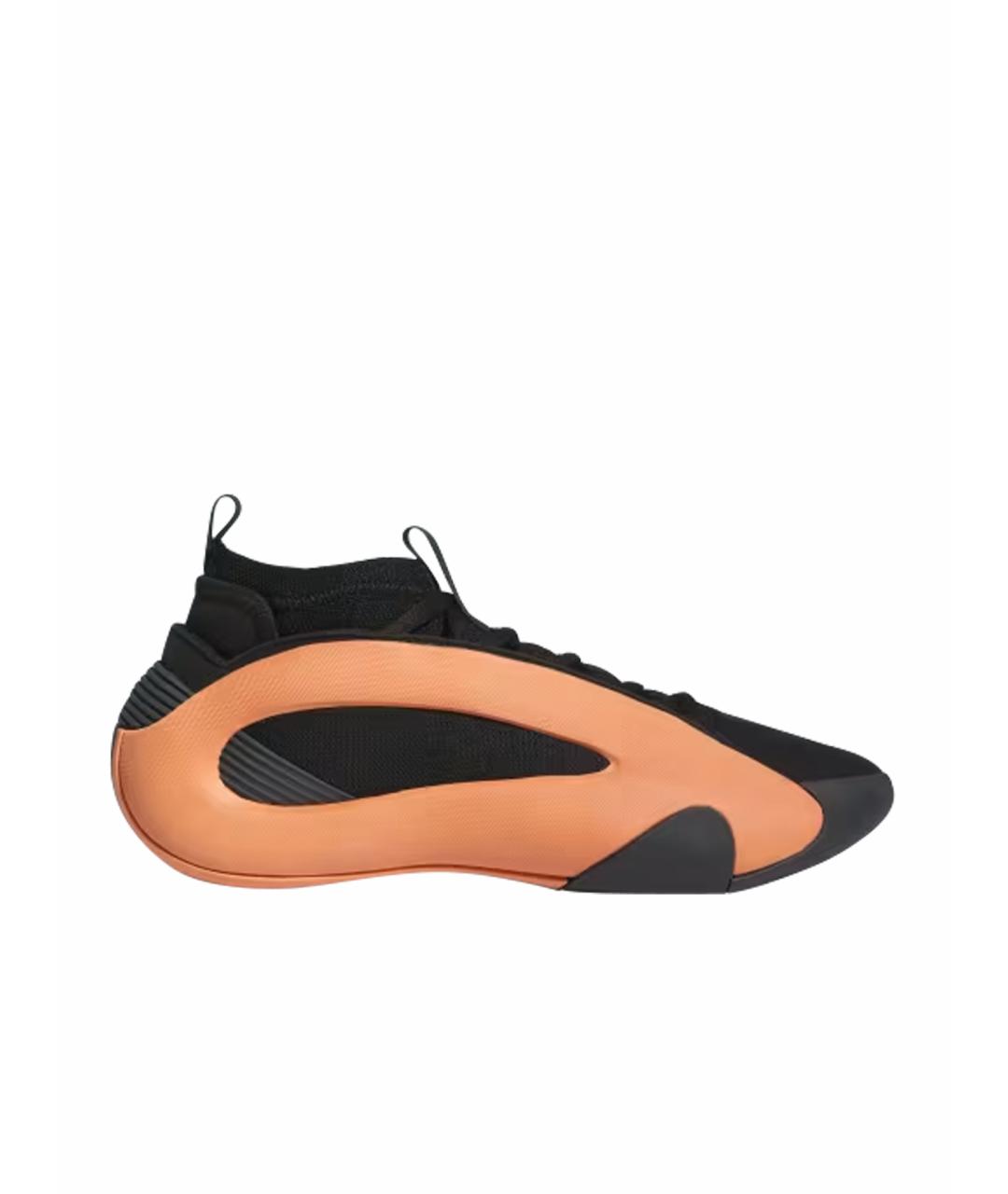 ADIDAS Оранжевое текстильные высокие кроссовки / кеды, фото 1