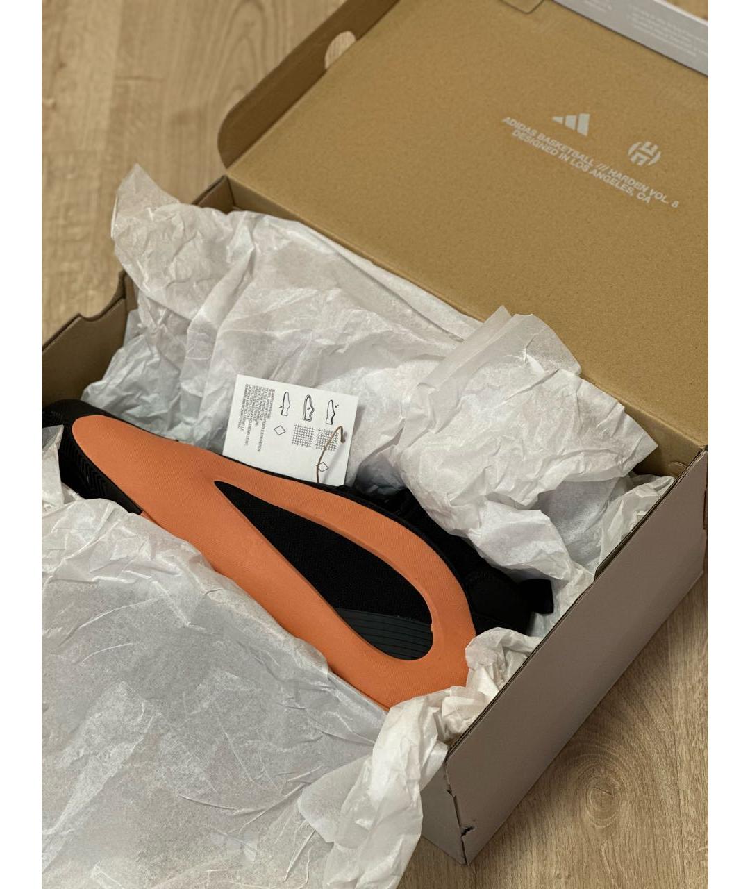 ADIDAS Оранжевое текстильные высокие кроссовки / кеды, фото 5