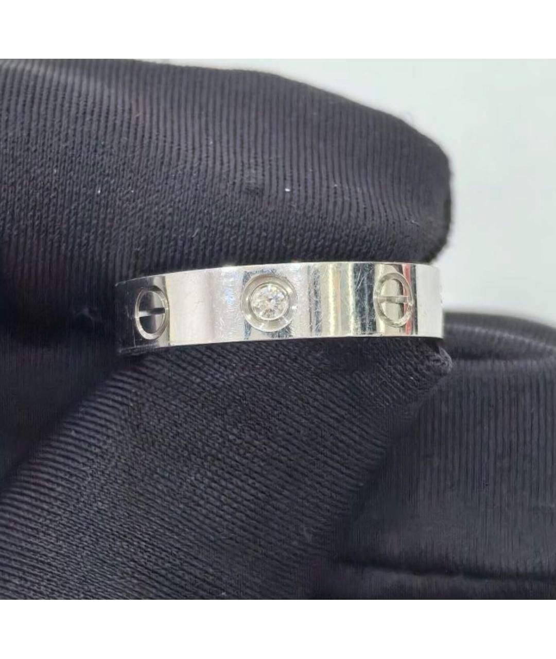 CARTIER Серебряное кольцо из белого золота, фото 3