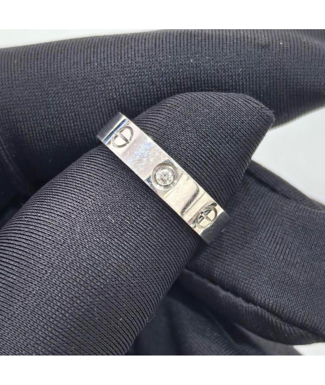 CARTIER Серебряное кольцо из белого золота, фото 2