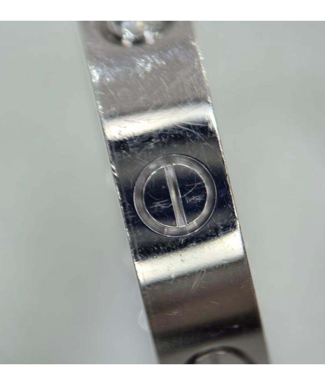 CARTIER Серебряное кольцо из белого золота, фото 4