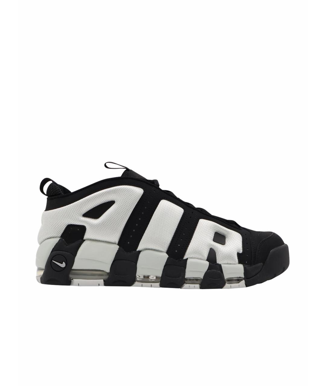 NIKE Черные нубуковые низкие кроссовки / кеды, фото 1