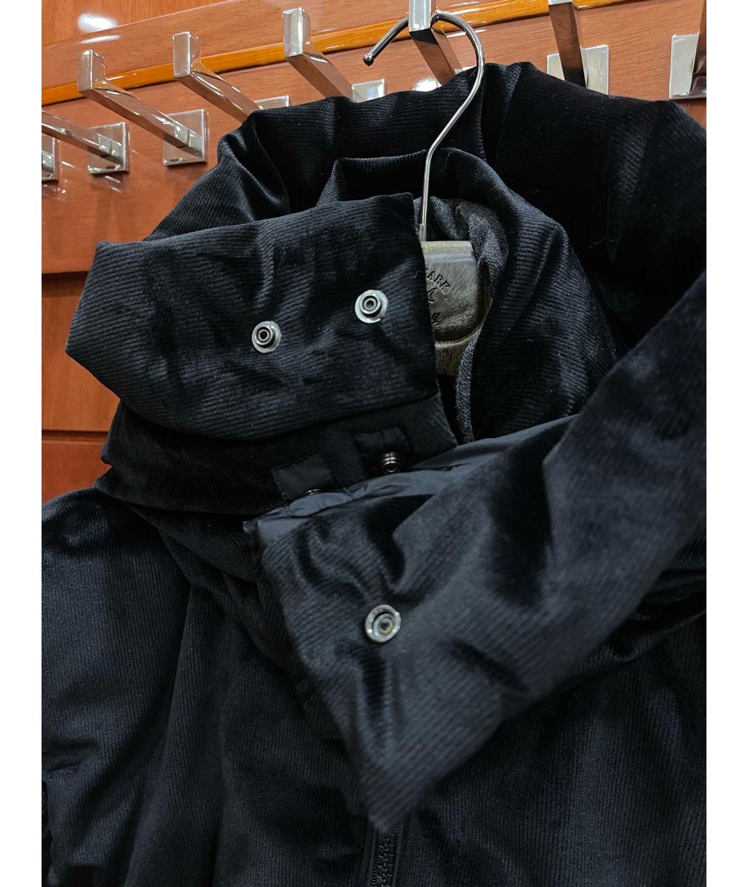 PAUL & SHARK Черный полиэстеровый пуховик, фото 5