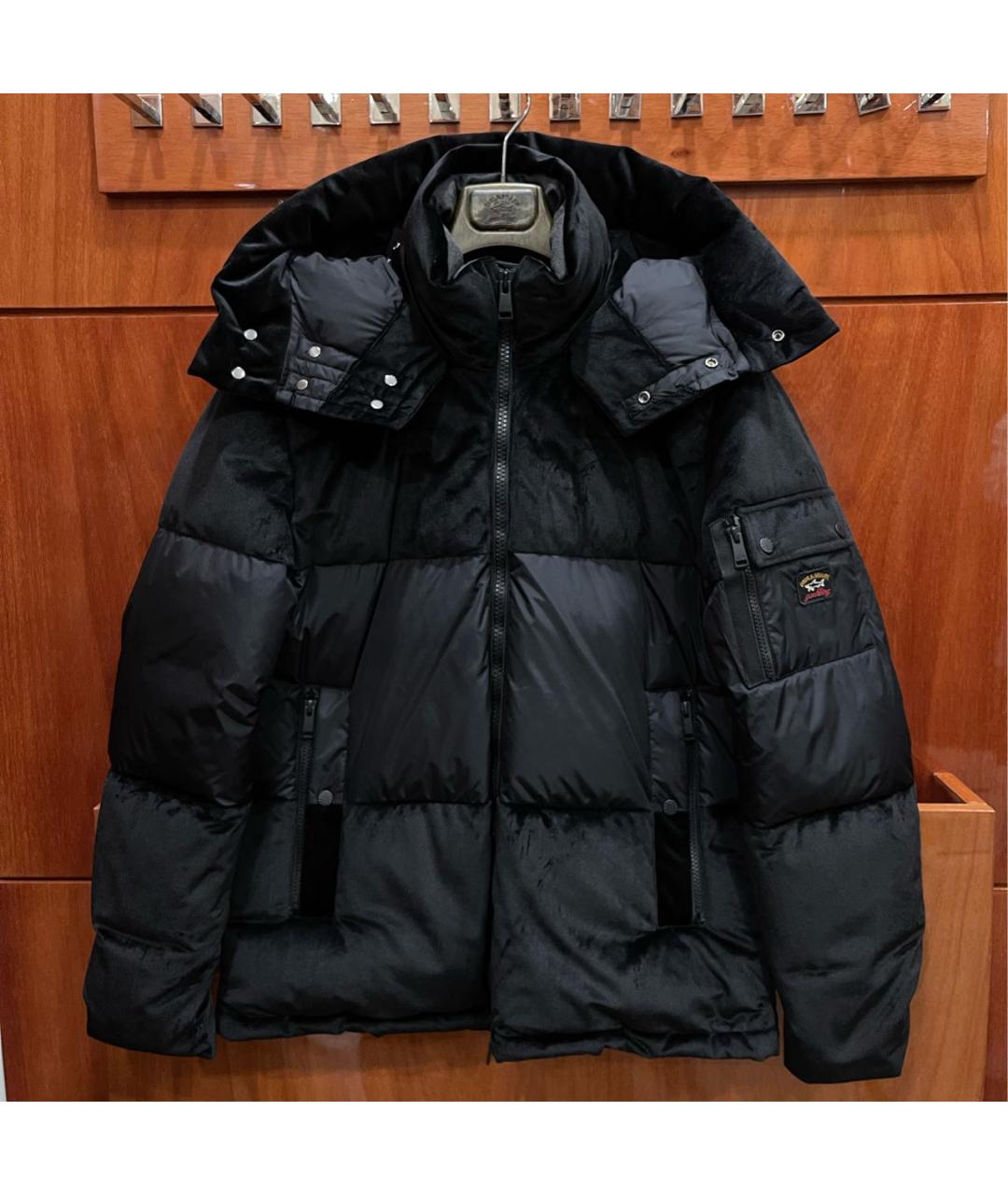 PAUL & SHARK Черный полиэстеровый пуховик, фото 9