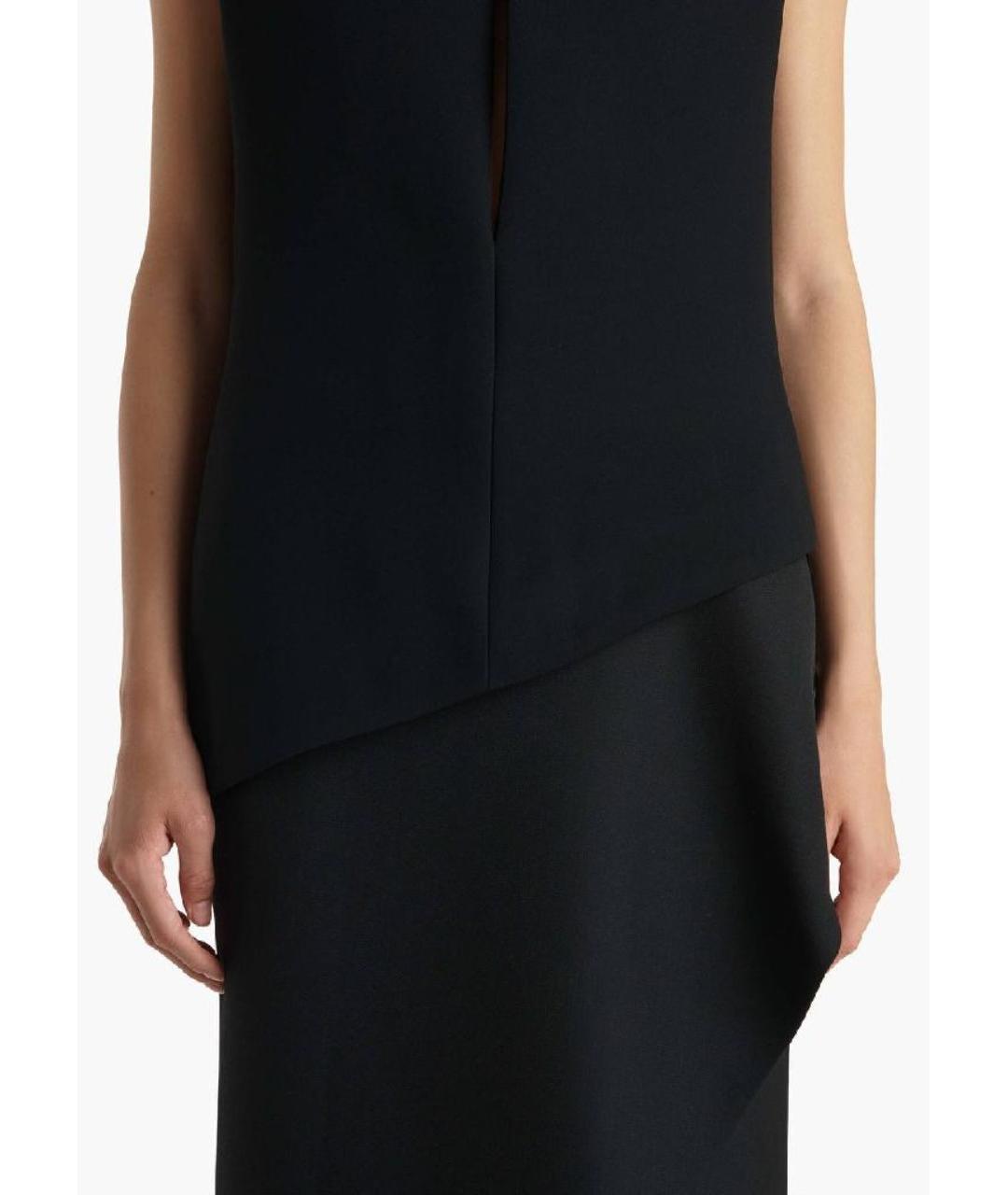 KHAITE Черный шерстяной жилет, фото 2