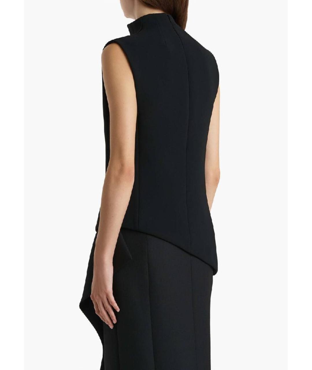 KHAITE Черный шерстяной жилет, фото 5