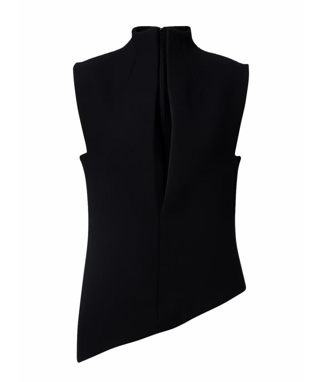 KHAITE Черный шерстяной жилет, фото 1