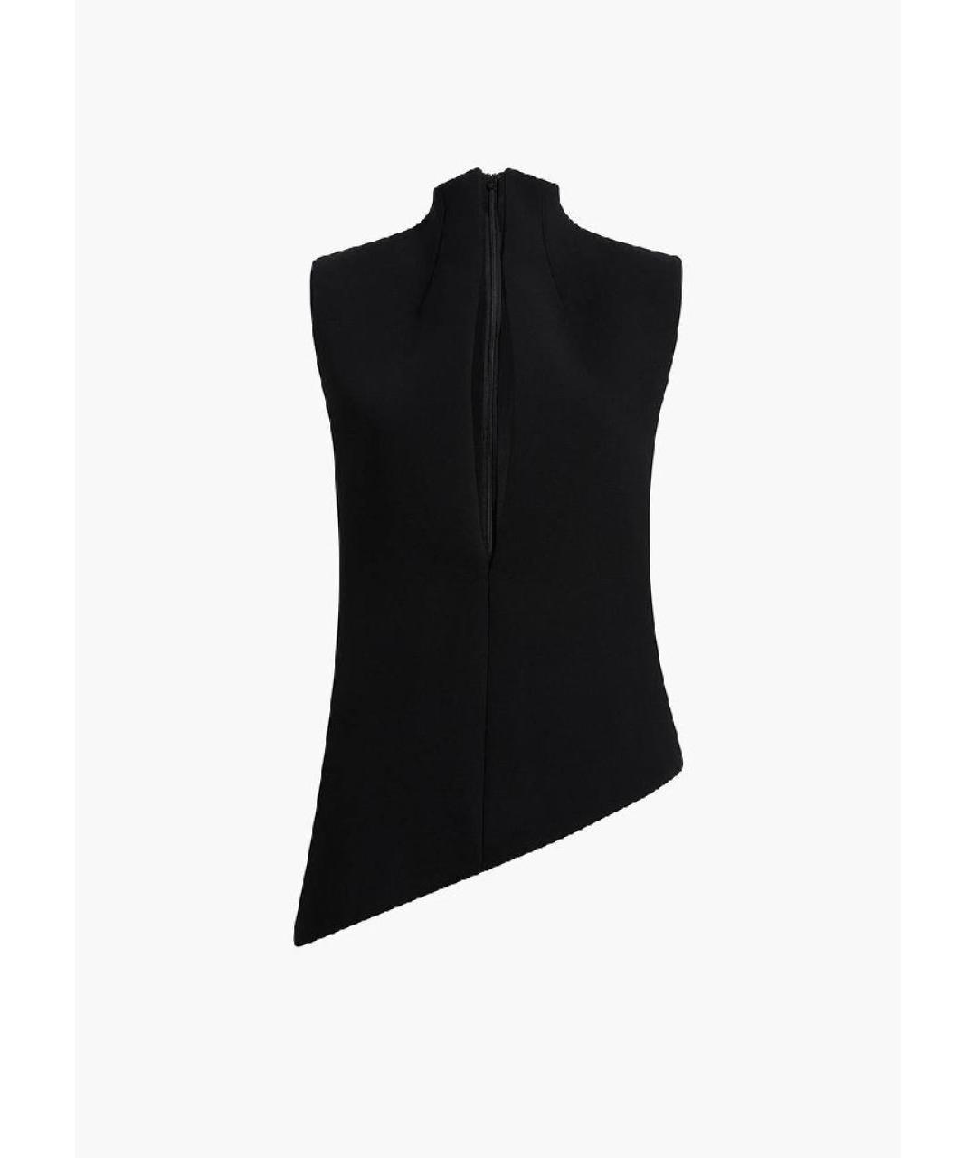 KHAITE Черный шерстяной жилет, фото 4