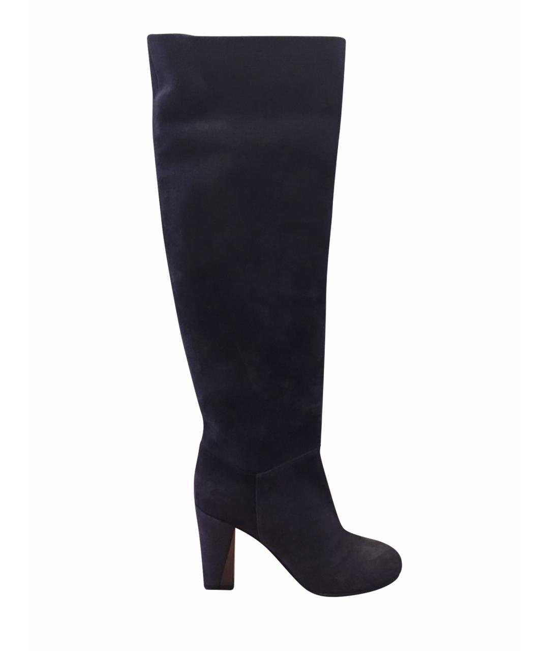 LE SILLA Коричневые замшевые сапоги, фото 1