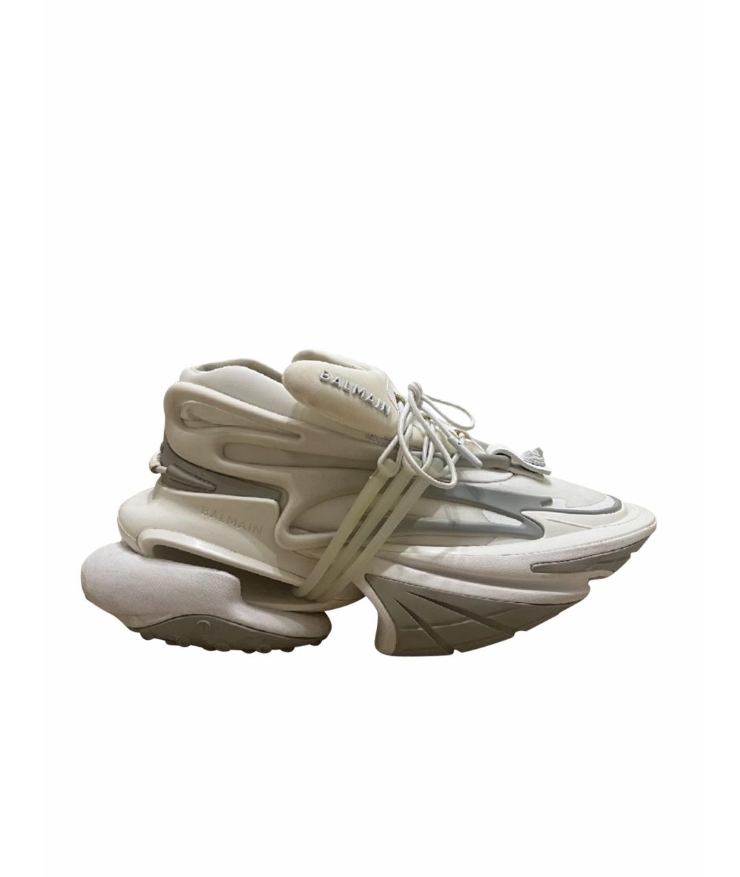 BALMAIN Серые кроссовки, фото 1