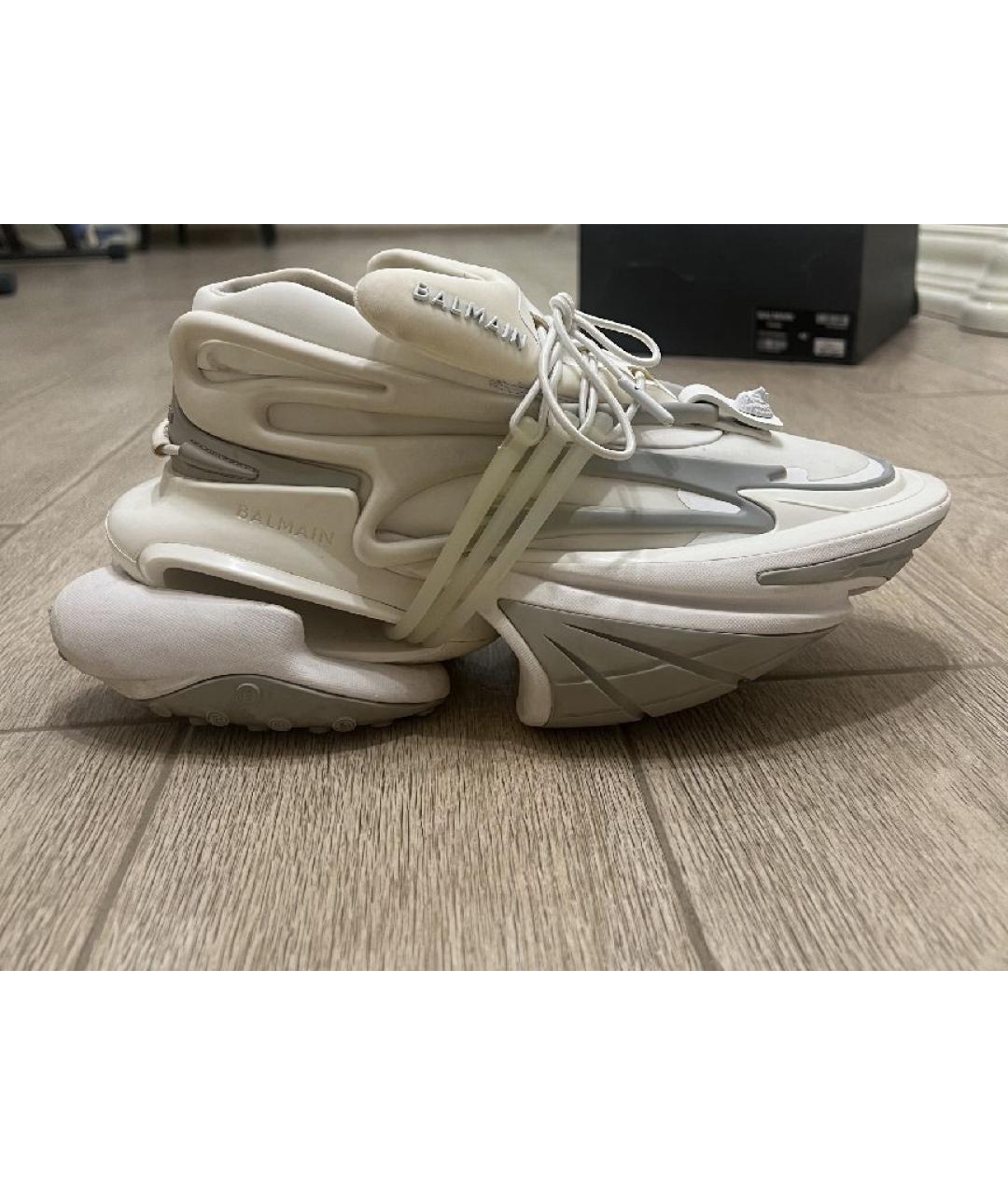 BALMAIN Серые кроссовки, фото 7