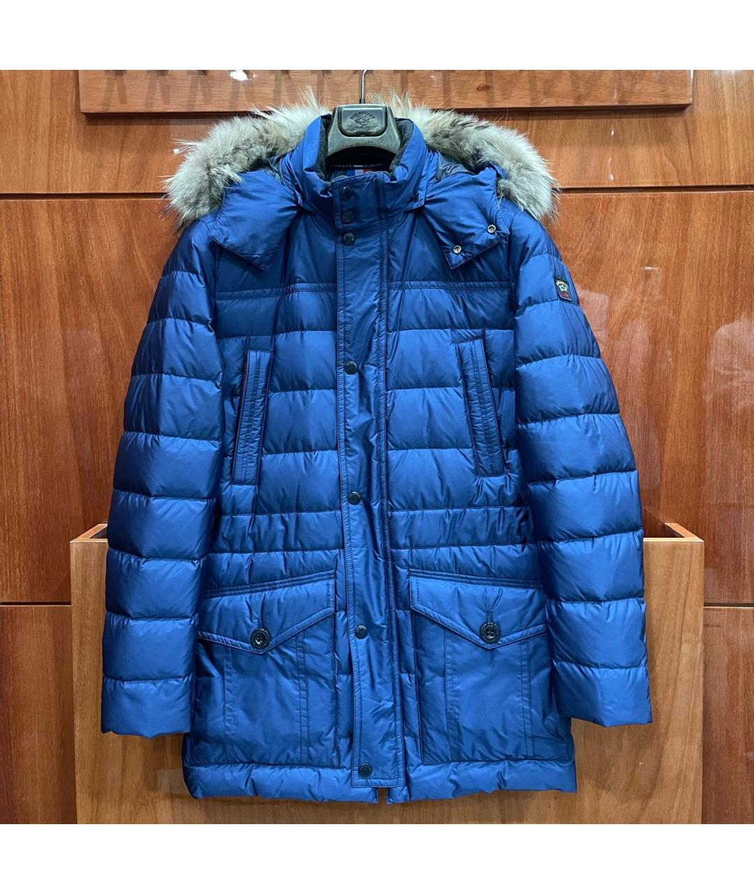 PAUL & SHARK Синий полиамидовый пуховик, фото 7