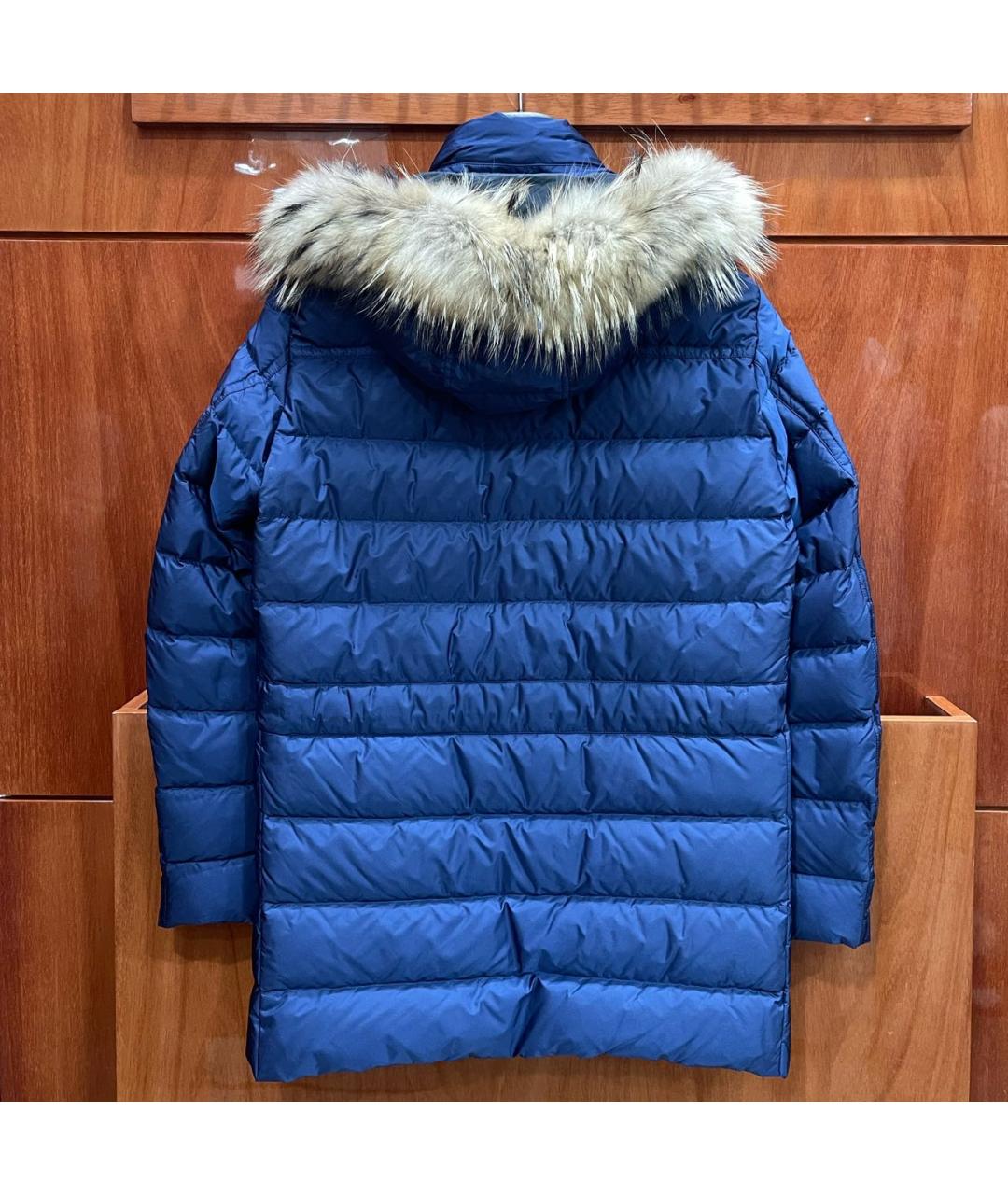 PAUL & SHARK Синий полиамидовый пуховик, фото 2